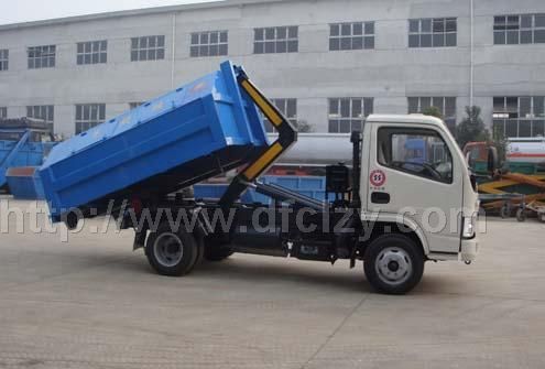 車廂可卸式垃圾車\拉臂垃圾車圖片