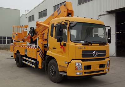 東風天錦28米伸縮式國六高空作業車圖片