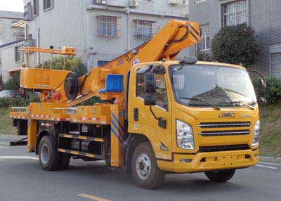 江鈴凱銳26米伸縮式國六高空作業車圖片