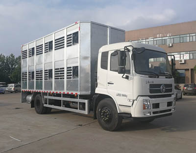 東風天錦單橋全鋁合金鮮活畜禽運輸車/運豬車圖片