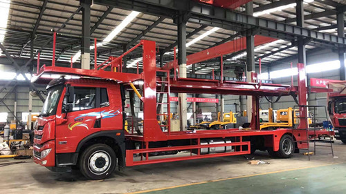 國六解放龍V五位車輛運輸車轎運車圖片