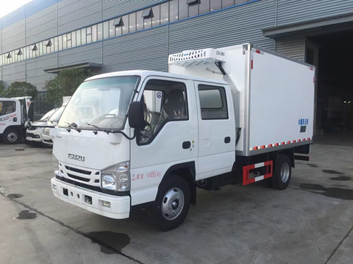 慶鈴五十鈴雙排座國六冷藏車圖片